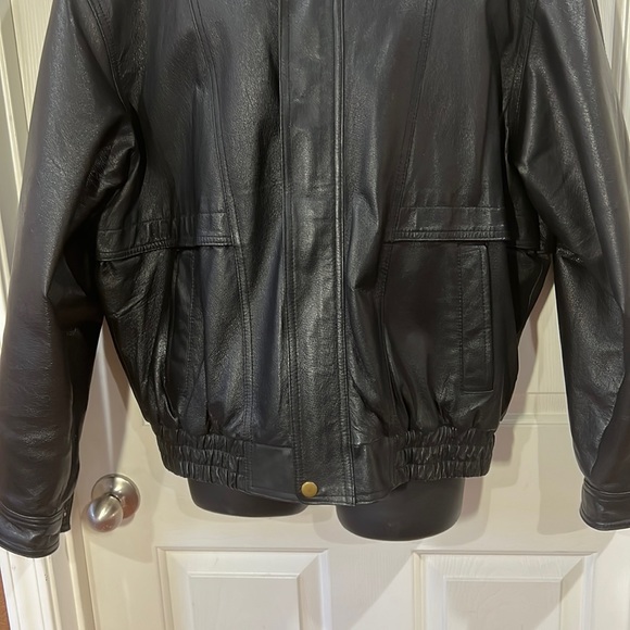 Cellini Men XL Black Leather jacket - Picture 4 of 13